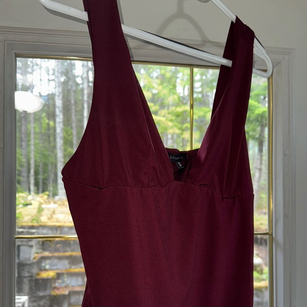 Dynamite Burgundy Bodysuit